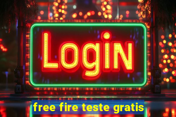 free fire teste gratis